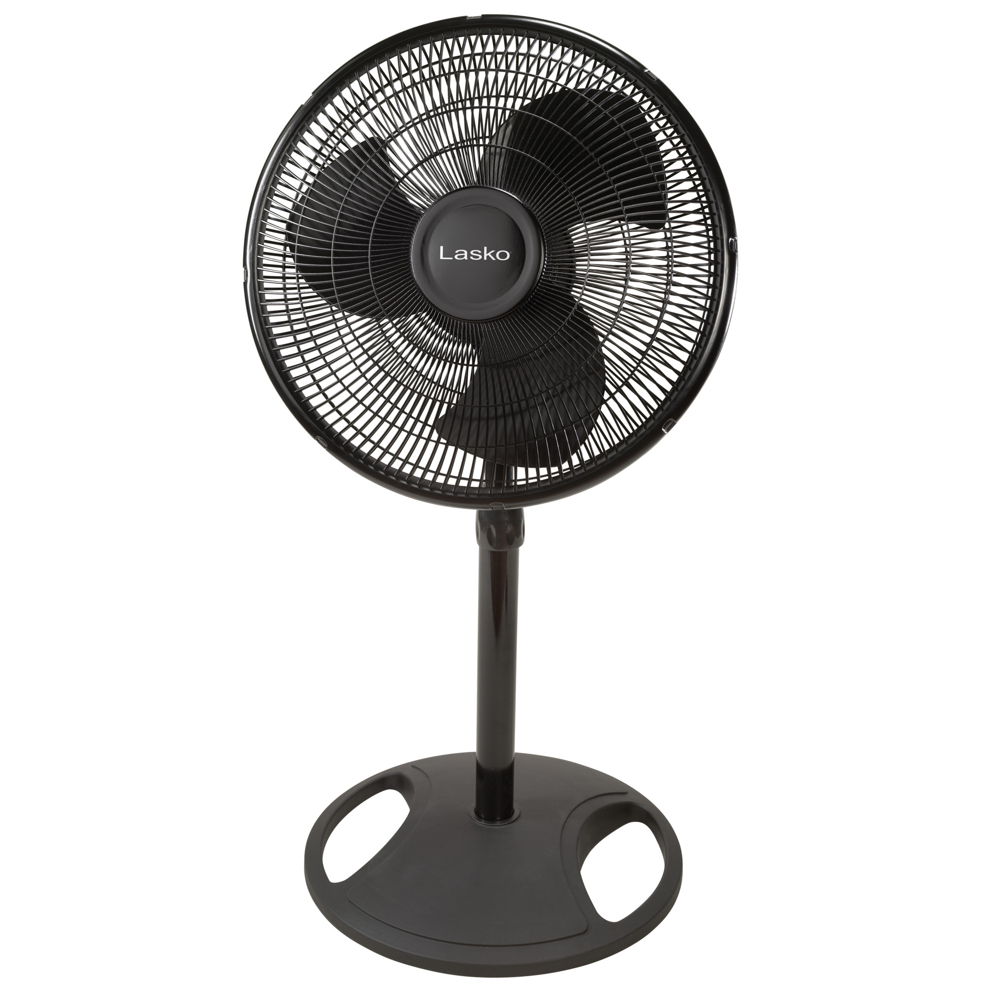 Lasko 16" Oscillating Adjustable Pedestal Fan with 3-Speeds, 47" H, Black, S16500, New - image 11 of 12