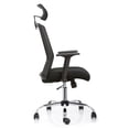 thumbnail image 3 of Silla Oficina Ergonómica Reclinable con Cabecero Negro Cuba Alta, 3 of 4