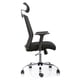 thumbnail image 3 of Silla Oficina Ergonómica Reclinable con Cabecero Negro Cuba Alta, 3 of 4