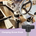 thumbnail image 4 of Uxcell Tee Wing Knobs Thumb Screws Clamping Screw Knob 4Pcs M8 x 35mm, 4 of 6