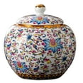 thumbnail image 1 of Miangastore Ceramic Tea Jar Decorative Sealing Tea Jar Airtight Tea Container Small Tea Jar Loose Tea Container, 1 of 9