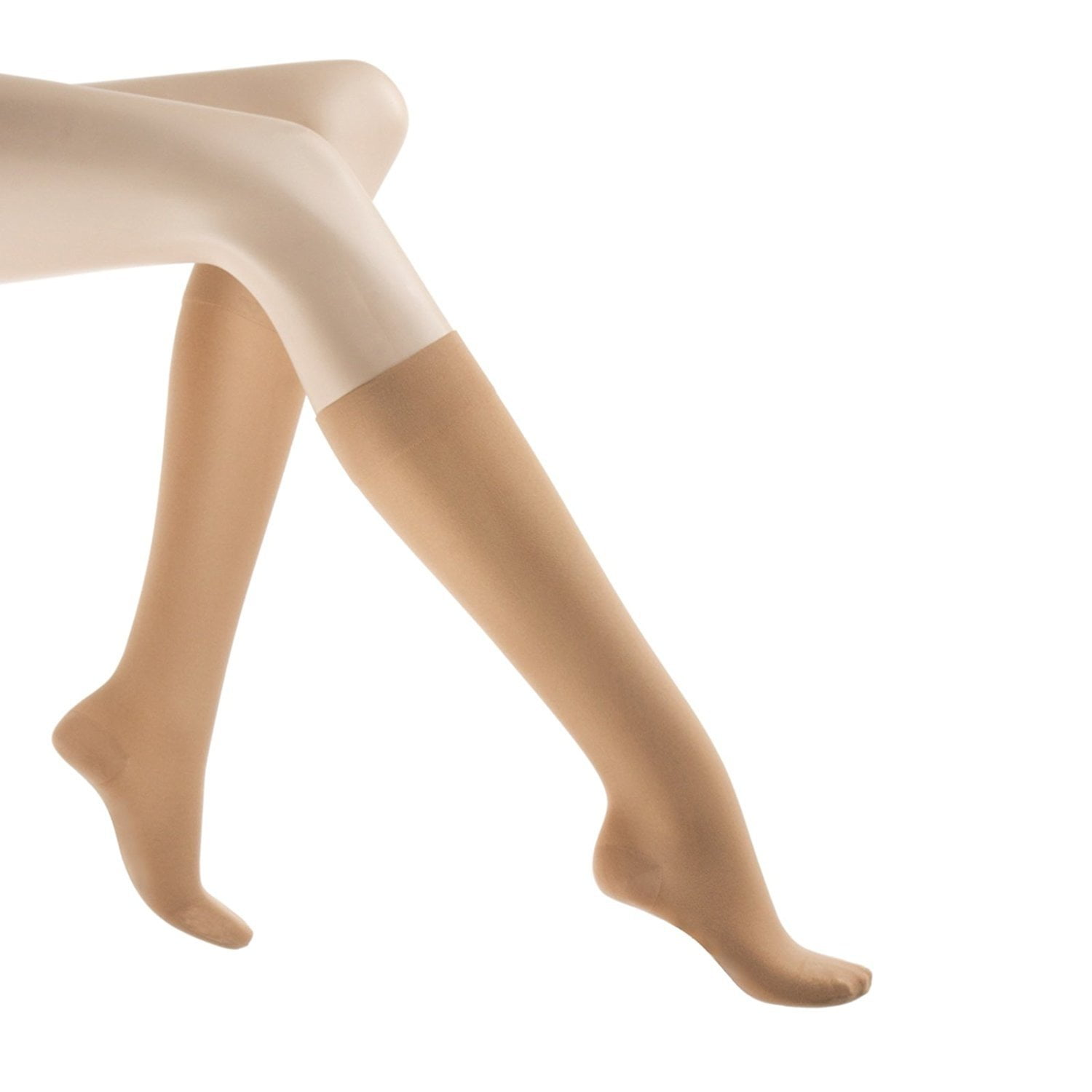 JOBST Relief Firm Compression Knee High Socks, 114620, Small, Beige