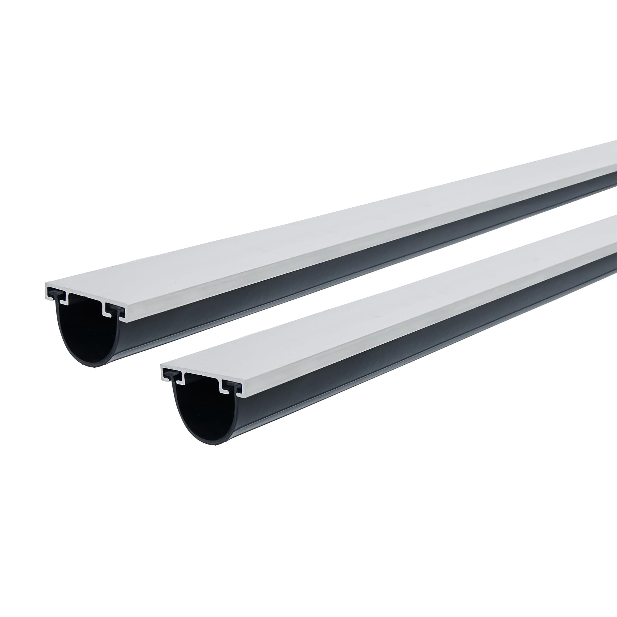M-D Building Products 87668 18-Feet Universal Aluminum and Vinyl Garage Door Bottom, Black