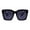 Black (Black), variant on SUPER Oversized Square Sunglasses Womens Modern Hipster Shades Black, Smoke