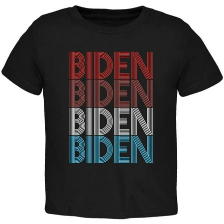 Election 2020 Joe President Biden Vintage Style Toddler T Shirt Black 3T