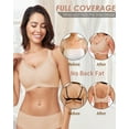 thumbnail image 4 of Wireless Bras for Women V Mesh Seamless Bra No Underwire Full Coverage Supportive Everyday Bralette, 4 of 8