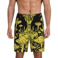 thumbnail image 3 of Lsque saucerman Mushroom Forest Mens Sleep Pajama Shorts,Short Pajama Pants, Cotton Ultra-Soft Knit-Large, 3 of 9