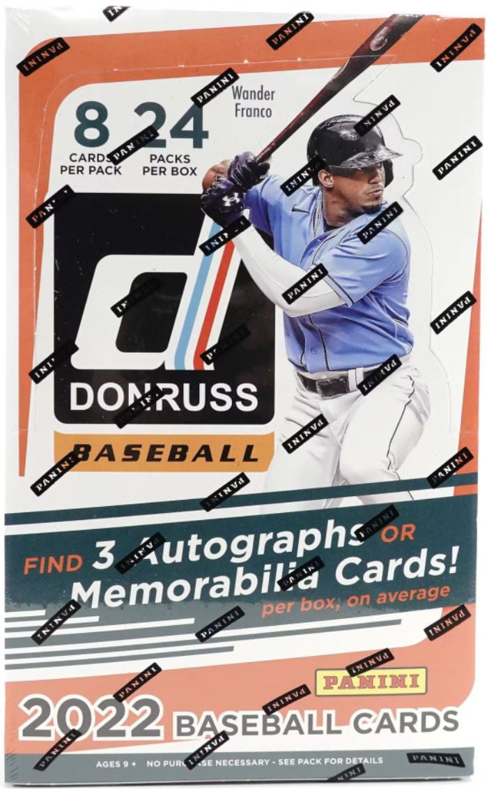 2017 Panini Donruss Baseball Retail 24-Pack Lot 