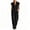 Black, variant on Rompers for Womens,Summer Short Sleeve Half Zip Lapel Collar Tunic One Piece Jumpsuit with Pockets,Coffee Women's S-XXXL