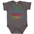 thumbnail image 3 of Inktastic Mommom Loves Me Childs Boys or Girls Baby Bodysuit, 3 of 5