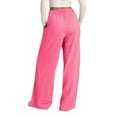 thumbnail image 4 of Women's Oversized Wide Leg Sweatpants - Elastic Drawstring Low Waist - Lightweight Casual Pants with Pockets, 4 of 8