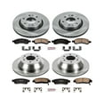 thumbnail image 3 of Power Stop Front and Rear Stock Replacement Brake Pad and Rotor Kit KOE2085, 3 of 8