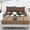 Boston Terrier Dog Paw, variant on Xoenoiee Beagle Dog Paw Print 3 Piece Sheet Set Includes 1 Fitted Sheet and 2 Pillowcases, Soft and Breathable Microfiber Bed Sheets with Deep Pocket for Bedroom Decor, Twin Size