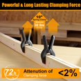 thumbnail image 4 of shiyou-Spring Clamps, 20pcs Mini Backdrop Clips 2 Inch Heavy Duty Plastic Spring Clamps Plastic Clips for Woodworking, Photography Studio, Home Improvement, 4 of 4