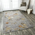thumbnail image 3 of Alora Decor Milan 3' x 5' Floral Grey/Gray/Rust/Blue Hand-Tufted Area Rug, 3 of 7