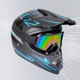 thumbnail image 2 of Youth Kids Motocross Helmet Motorcycle Dirt Bike Off-Road Mountain Bike BMX MX ATV Helmet with(Gloves Goggles Mask) 4Pcs Set - DOT Approved(Blue,S), 2 of 7