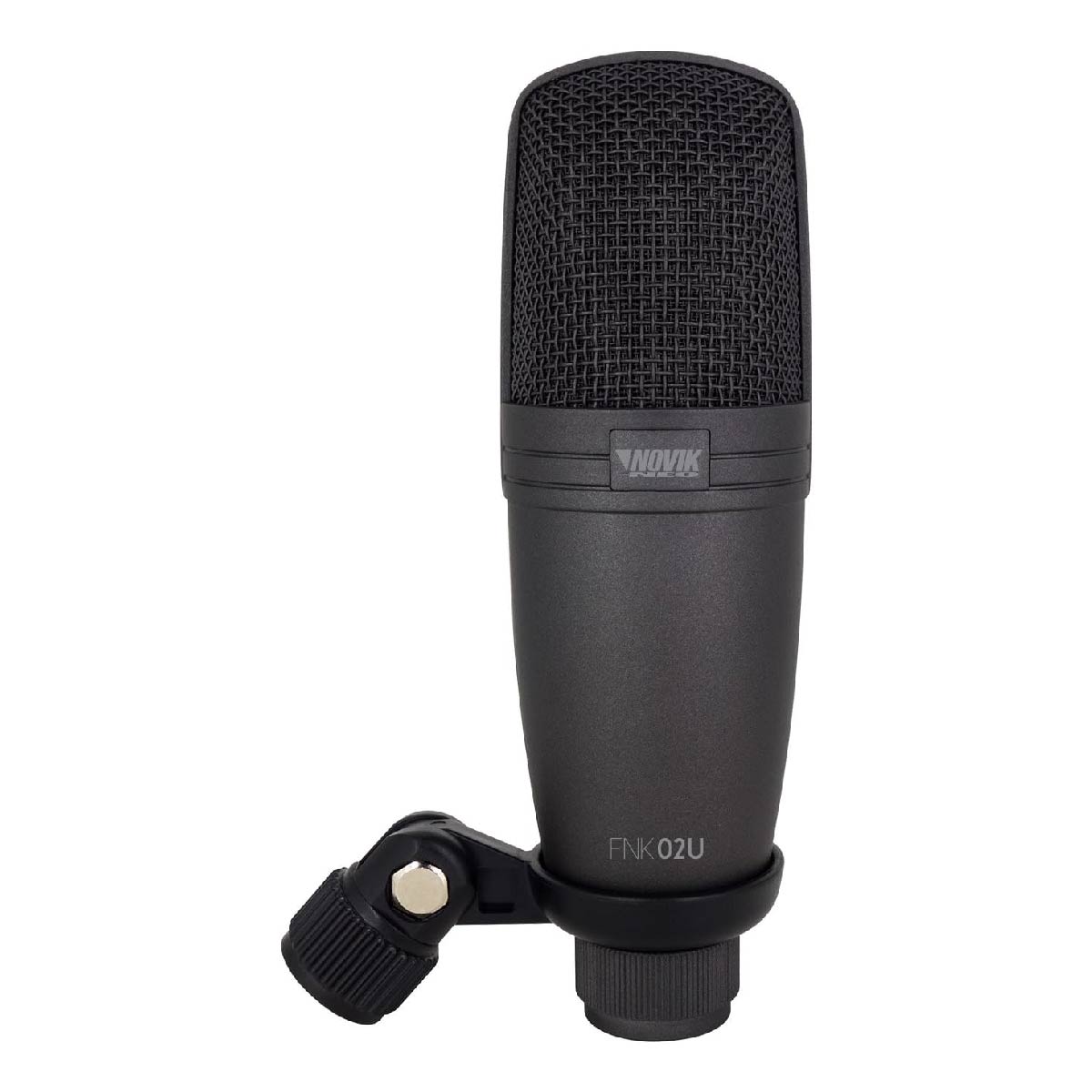NOVIK NEO FNK 02U/USB  -  Professional Studio Condenser Microphone for DAW Recording & Podcasting (USB Out Connection Cable and Swivel Stand Mount Included)