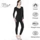 thumbnail image 2 of Women Seamless Sauna Suits Body Shaper Fitness Leggings Waist Trainer Slimming Shirts Shapewear Sets, 2 of 5