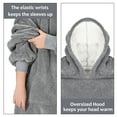thumbnail image 4 of Solaris Oversized Sherpa, Unisex, Christmas Wearable Blanket Hoodie (Adult Women's Men's), 4 of 6