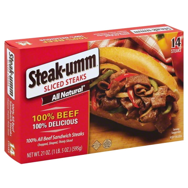 Steakumm Sliced Beef Sandwich Steaks, 14ct, 21 oz
