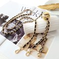 thumbnail image 4 of Shoulder Leather Chain Strap Replacement, Vintage PU Leather Metal Replacement with Rotating Buckle, 4 of 5
