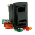 thumbnail image 2 of Cole Hersee Lighted Rocker Switch SPDT On-Off-On 4 Blade [58328-103-BP], 2 of 2