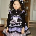 thumbnail image 4 of Sanrio Kuromi vestido Lolita primavera y otoño chico chica Cos accesorios lindo dibujos animados fiesta de cumpleaños juego de rol chico vestido regalo, 4 of 5