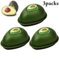 thumbnail image 1 of 3 Pcs Conteneur Alimentaire Forme Créative Conteneur de Stockage Alimentaire Avocat, 1 of 8