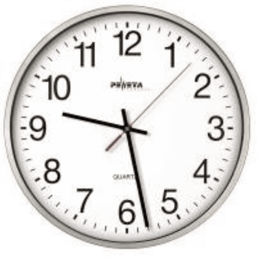 Peweta 44.130.213 Wall Clock Metallic Silver