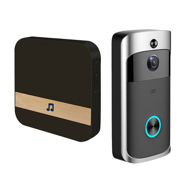 Inalámbrico WiFi Video Timbre 2 Vías Talk Chime Cámara De Seguridad 1080P Sunnimix Timbre de video inalámbrico