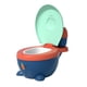 thumbnail image 4 of Orinal de entrenamiento, asiento de inodoro infantil antideslizante con almacenamiento de toallas húmedas, orinal de sensación Real, inodoro realista, 4 of 7