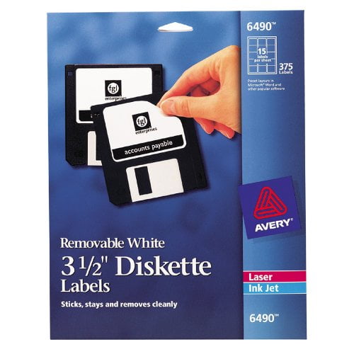 Avery Media Labels (AVE6490), 3-1/2