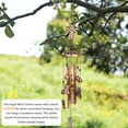 thumbnail image 2 of Angel Wind Chimes Outdoor, 36'' Memorial Brass Wind Bells Retro Brass Garden Wind Chimes Decor Waterproof with S Hook Gifts for Mom Grandma for Patio, Yard Garden, Indoor Outdoor Decor, 2 of 8