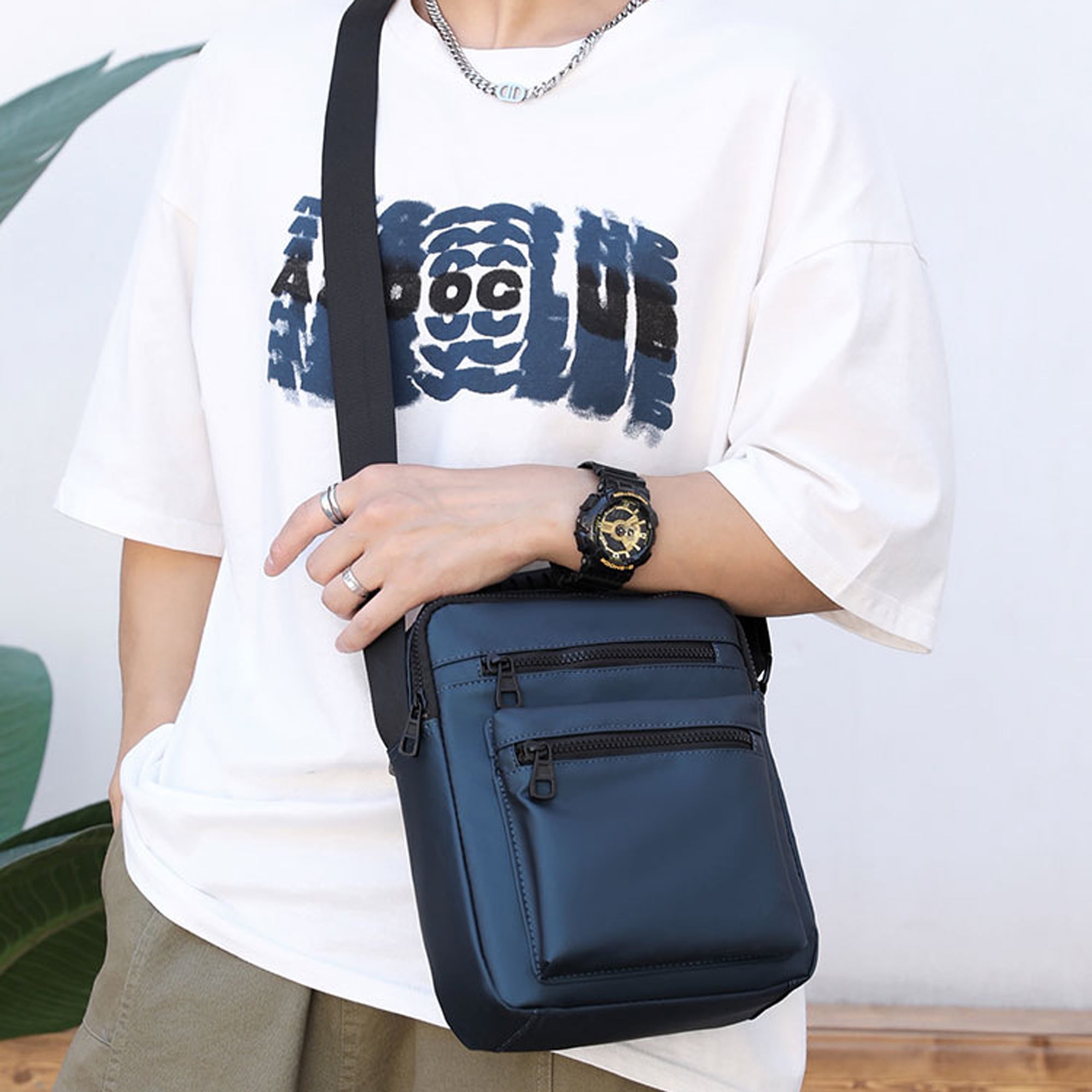 Laidan Women's Wallet Shoulder Bag Multifunctional Mobile Phone Clutch Bag Crossbody Bags-Light Grey, Adult Unisex, Size: 19*11*4.5CM, Gray