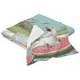 thumbnail image 2 of Qxltty Party Kitty Bath and Hand Towel Set 100% Cotton Towels for Bathroom Soft Durable and Absorbent, 2 of 7