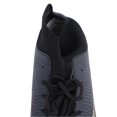 thumbnail image 3 of Chaussures de football montantes pour homme et femme, chaussures de football à lacets pour compétitions et entraînement, noires (pointes), pointure 43, 3 of 4