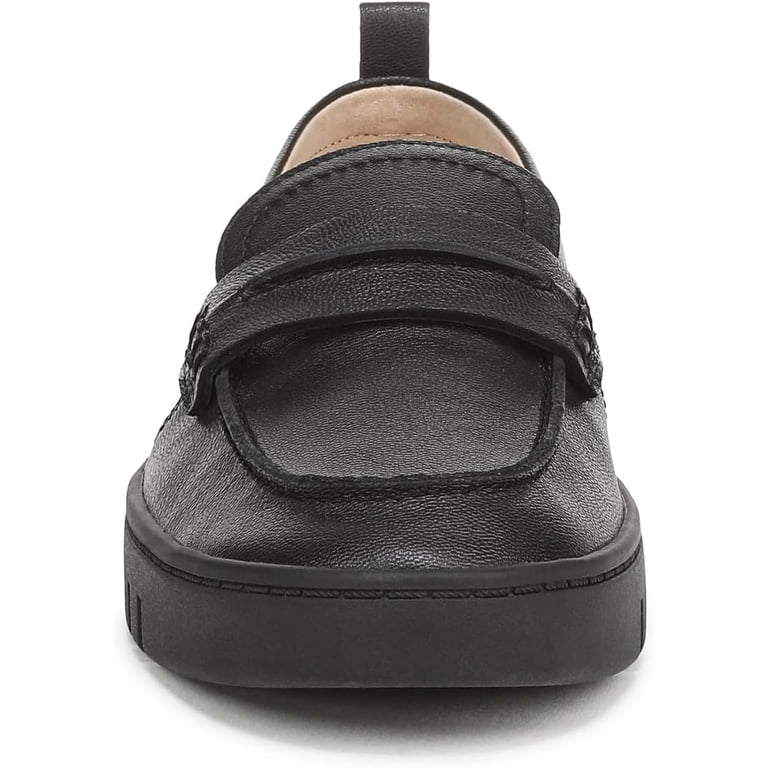 Vionic Black Textured Leather Slip-On Penny Loafers Vionic Chantel Penny Slip-On Loafer Black/Black 11M  main image 3