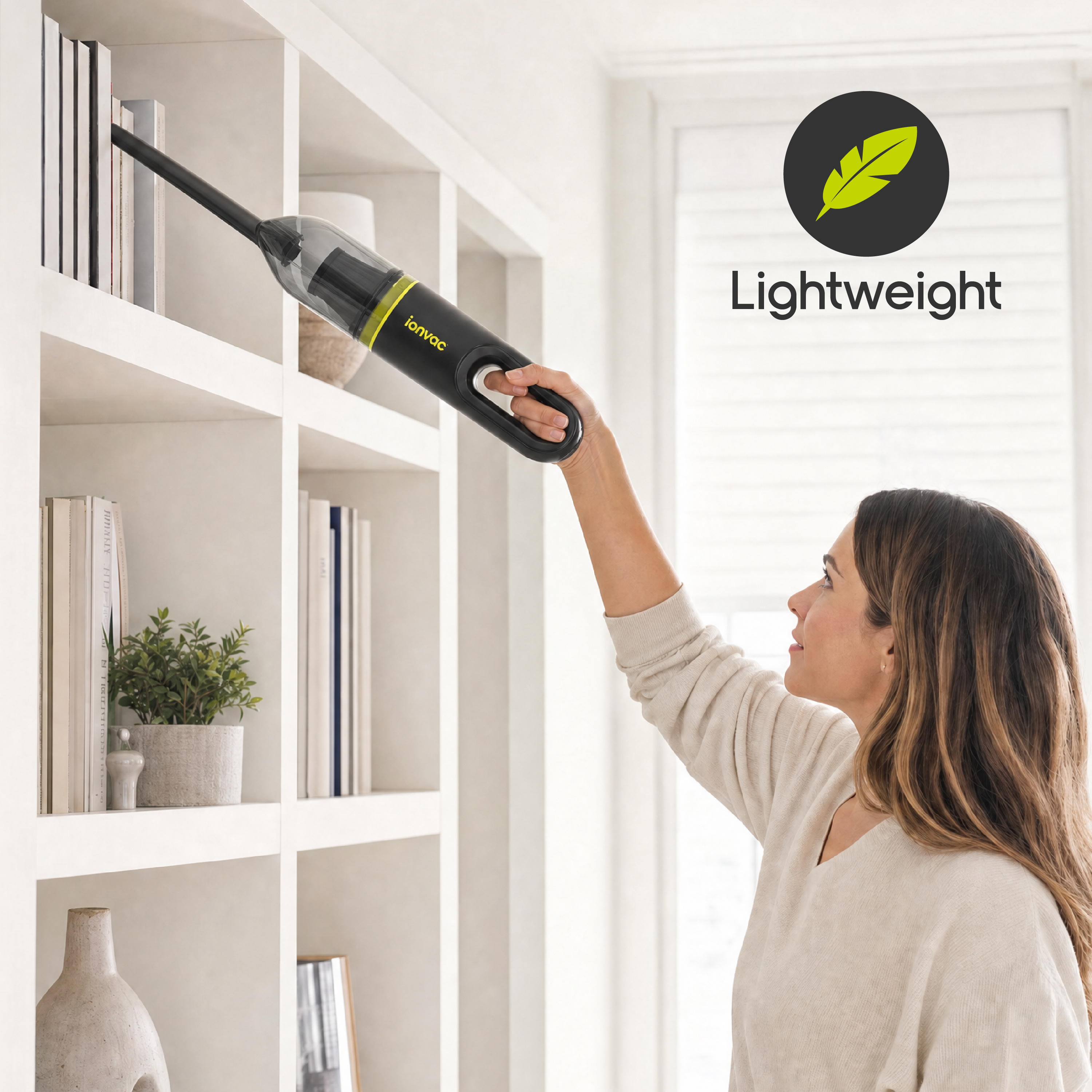 IonVac Handheld Cordless Vacuum, Green, with USB Charging photo 7