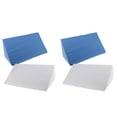 thumbnail image 1 of 4 Piezas Almohada de Cuña de Cama de Espuma de Reflujo áCido Cojín de Elevación Almohada de Apoyo para la Pierna Trasera, 1 of 5