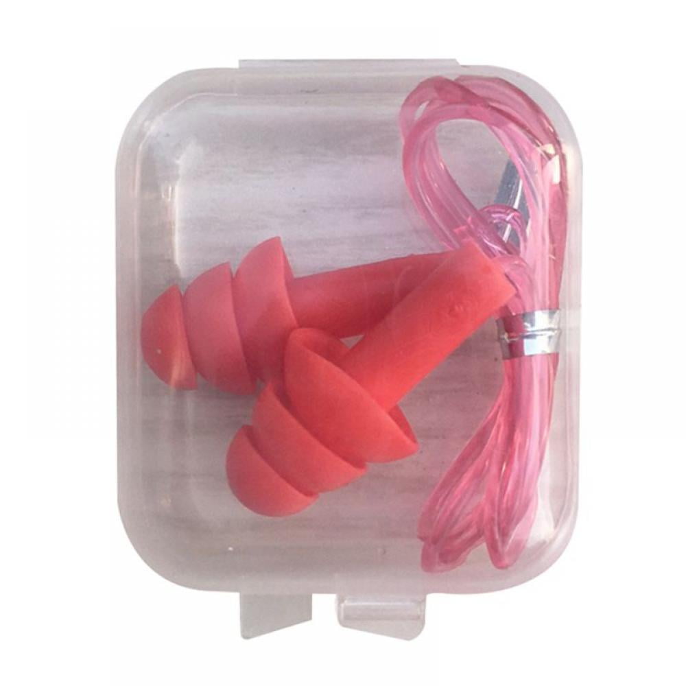 Silicone Ear Plugs for Sleeping,5 Pairs Soft Waterproof Noise Canceling