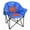 Blue, variant on NAIZEA Oversized Heated Camping Chair, Padded Camp Chair with 3 Heat Levels, Portable Folding Heated Chair Round Moon Saucer Folding Lawn Chair Outdoor Chair