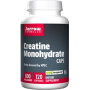 Jarrow Formulas Creatine Monohydrate Caps, Sports Nutrition, 800 mg, 120 Caps