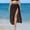 #0164-Black, variant on Xucatan Women's Sheer Mesh Cover Up Skirt with Hollow Out and Sun Protection, Modest Swimsuit Wrap for Beach Pool Vacation Gift