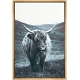 thumbnail image 3 of PixonSign Highland Cow Canvas Print Framed Wall Art, 24x36 inches, 3 of 5
