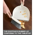 thumbnail image 2 of Dust Pan, Dustpan and Brush Set, Small Dust pan and Brush Set, Hand Broom and Dustpan Set for Home, Handheld Angled Dust Pans and Broom are Daily Essential Cleaning Tools for The Family. 1set 1set, 2 of 5