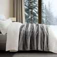 thumbnail image 2 of EVERGRACE Ultra Soft Luxury Fluffy Mink Faux Fur Throw Blanket, Thick Warm Fall Winter Blankets for Bed, Couch, Cozy Plush Reversible Blanket for Chair, Sofa (Ombré Silver Onyx, 60"x80"), 2 of 8