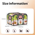 thumbnail image 5 of Lsque Summer Gnome 1 Print 4 Slice Toaster Cover , Kitchen Appliance Dustproof Protector , Toaster Protector Dustproof Kitchen Appliance Cover, 5 of 7
