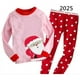 thumbnail image 1 of Conjuntos de Pijamas de Navidad para niñas, ropa de dormir de dinosaurio para bebés y niños de 2 a 7 años, novedad, 1 of 4
