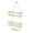 Extra Wide Gold, variant on Moorefield 3-Tier Hanging Shower Caddy with Suction Cups, Non-Slip Neck, Bathroom Organizer, Gold