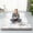 Ink Wash White, variant on Queen Size Japanese Floor Futon Mattress, 60"x80"x4" Ultra-Thick High-Density Foam Sleeping Pad - Supportive & Foldable Tatami Mat for Guest Room, Bedroom & Sofa Bed